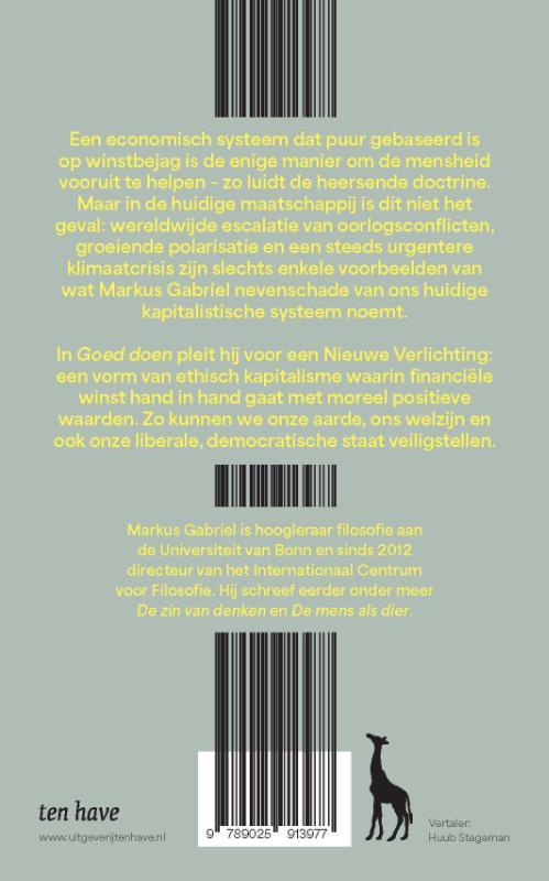 Productafbeelding: achterkant van Goed doen