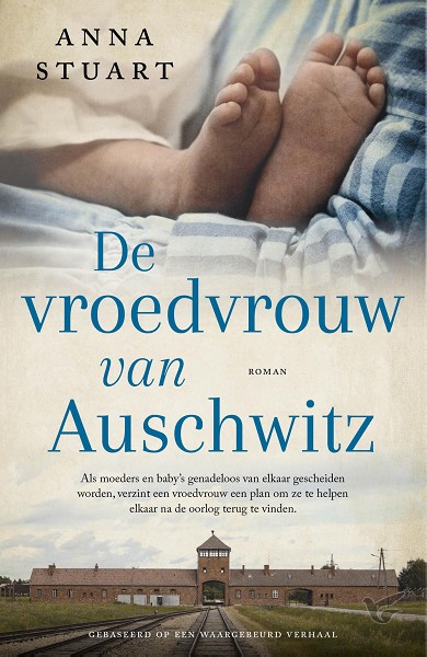 Productafbeelding: voorkant van De vroedvrouw van Auschwitz