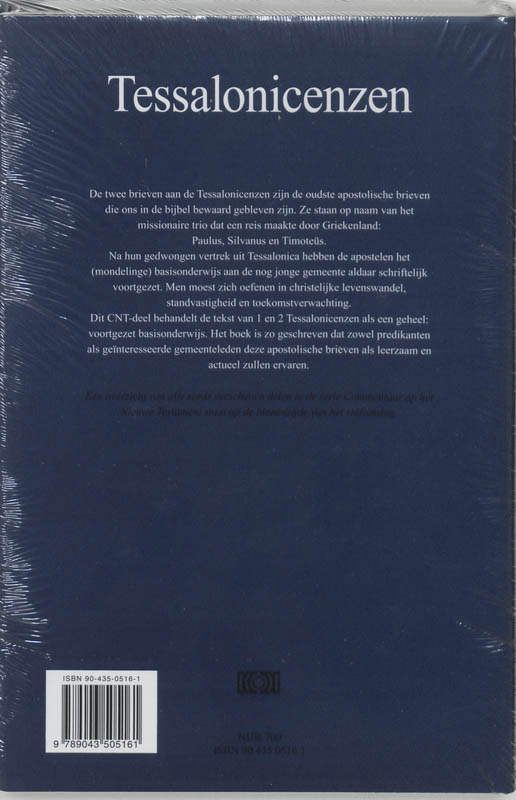 Productafbeelding: achterkant van Tessalonicenzen