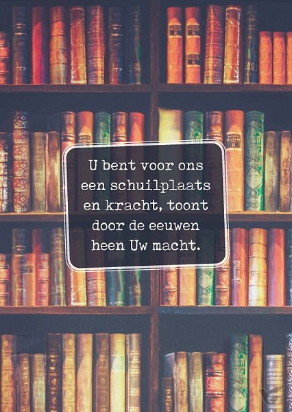 Productafbeelding: voorkant van Wenskaart U bent voor ons een schuilplaa