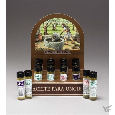 Productafbeelding: voorkant van Display anointing oil ass 3 scents set12