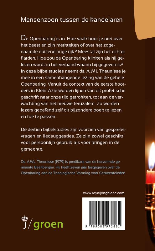 Productafbeelding: achterkant van Mensenzoon tussen de kandelaren