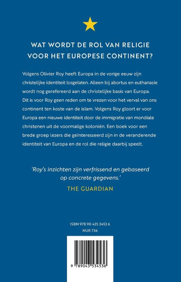 Productafbeelding: achterkant van Is Europa nog christelijk?