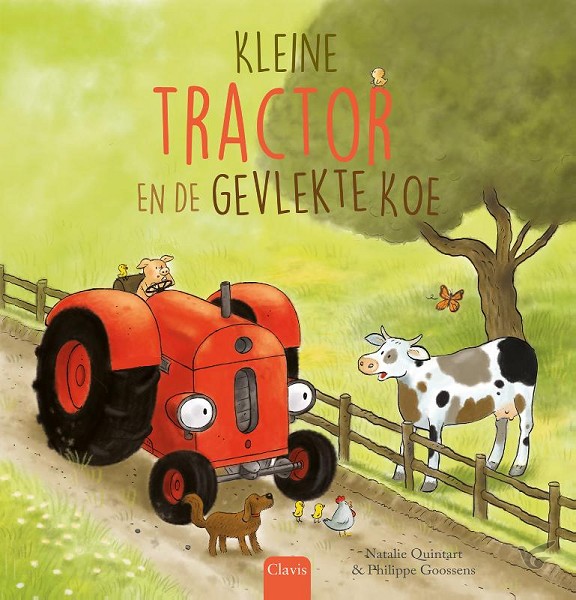 Productafbeelding: voorkant van Kleine Tractor en de gevlekte koe