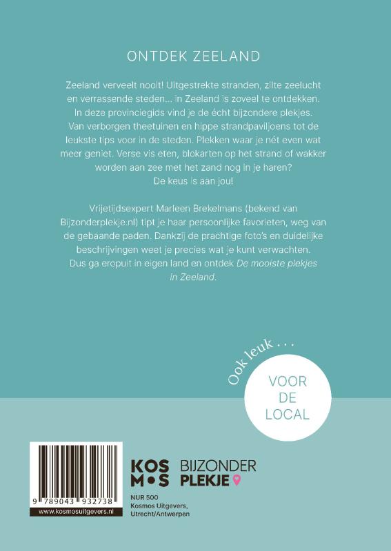 Productafbeelding: achterkant van De mooiste plekjes in Zeeland