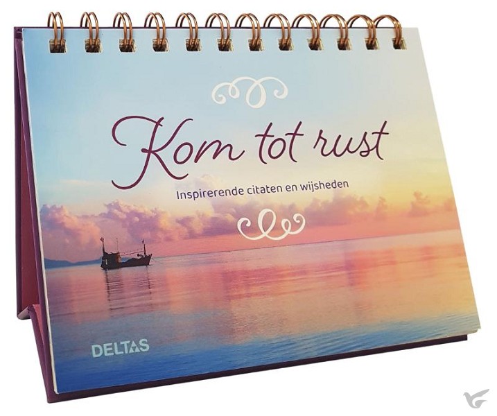 Productafbeelding: voorkant van Kom tot rust - tafelstaander