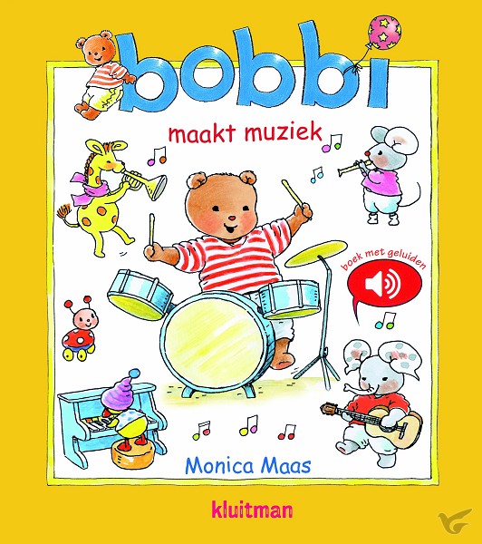 Productafbeelding: voorkant van Bobbi maakt muziek - geluidenboek