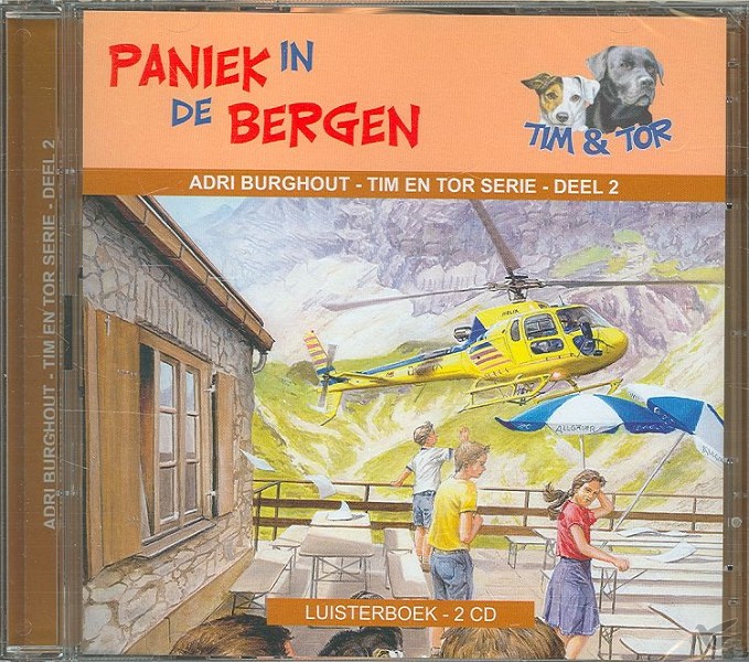 Productafbeelding: voorkant van Paniek in de bergen LUISTERBOEK