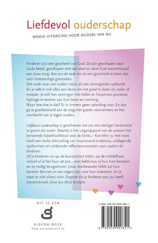 Productafbeelding: achterkant van Liefdevol ouderschap