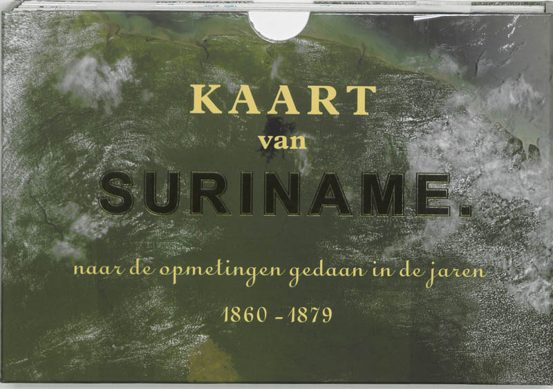 Productafbeelding: voorkant van Kaart van Suriname Facsimile editie