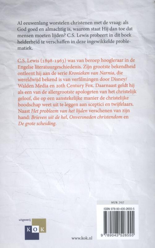 Productafbeelding: achterkant van Het probleem van het lijden