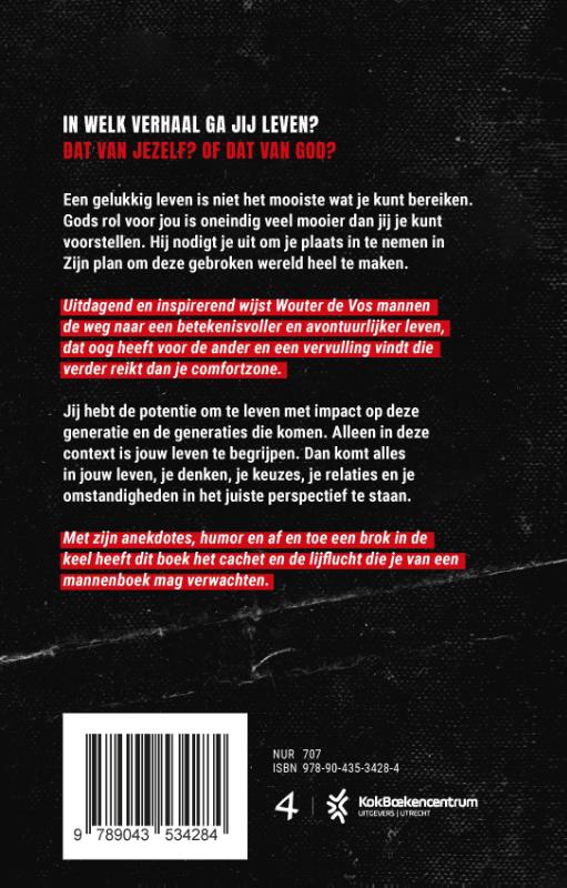 Productafbeelding: achterkant van Man. Zijn.