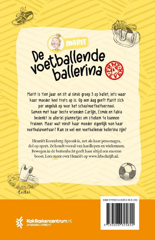 Productafbeelding: achterkant van De voetballende ballerina