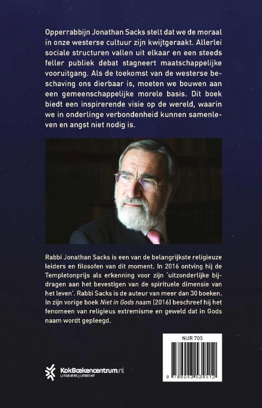 Productafbeelding: achterkant van Moraal