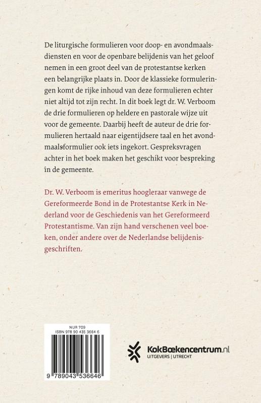 Productafbeelding: achterkant van Van doopvont naar avondmaalstafel