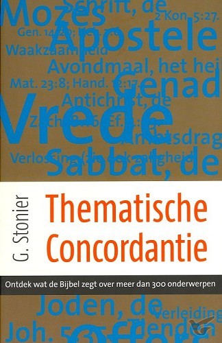 Productafbeelding: voorkant van Thematische concordantie