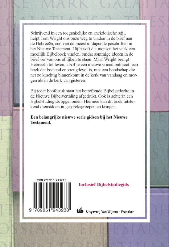 Productafbeelding: achterkant van Hebreeën voor iedereen