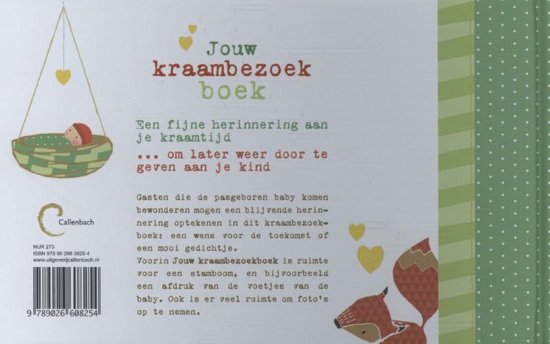 Productafbeelding: achterkant van Jouw kraambezoekboek