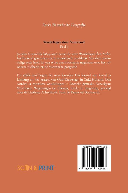 Productafbeelding: achterkant van Wandelingen door Nederland 5