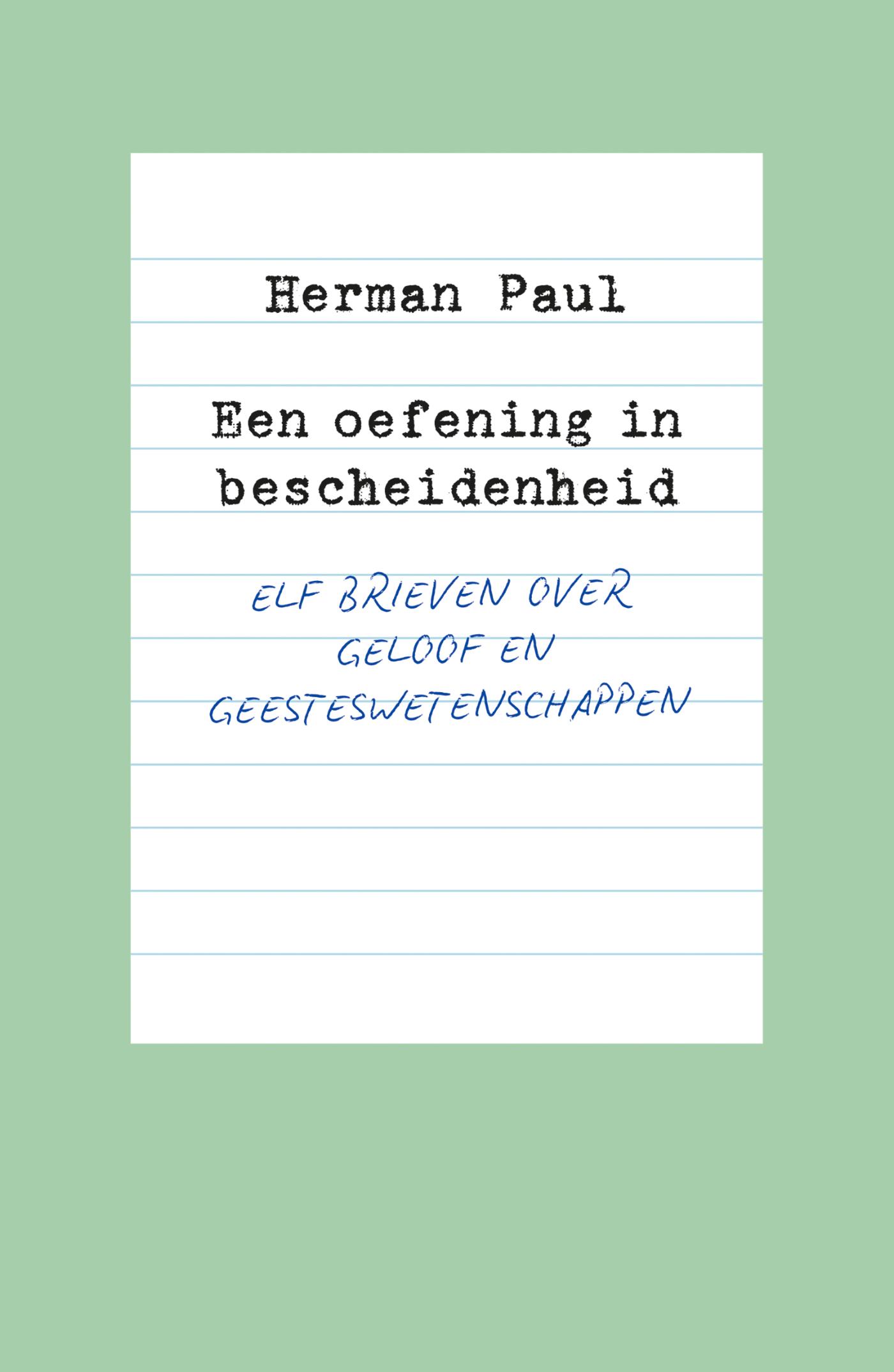 Productafbeelding: voorkant van Een oefening in bescheidenheid