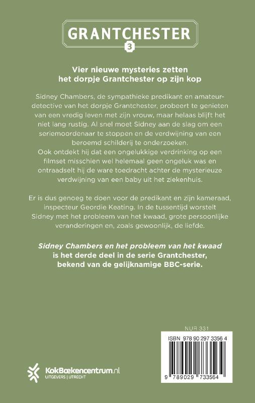 Productafbeelding: achterkant van Sidney Chambers en het probleem van het kwaad