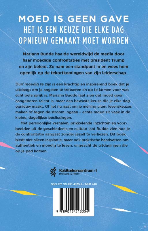 Productafbeelding: achterkant van Durf moedig te zijn