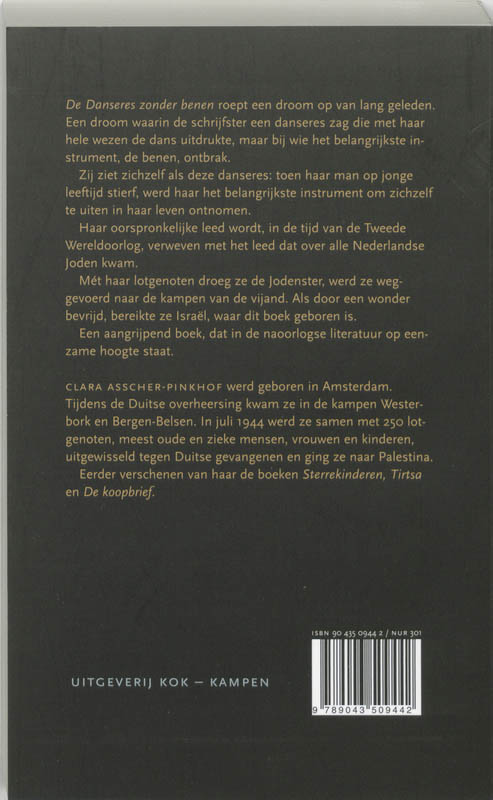 Productafbeelding: achterkant van De danseres zonder benen