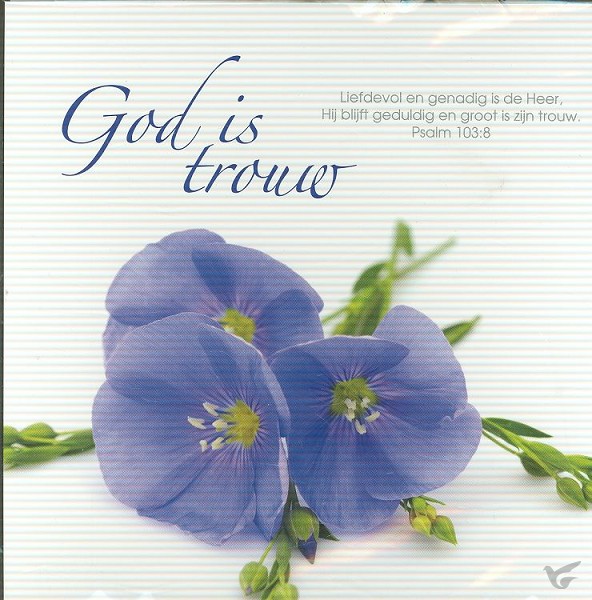 Productafbeelding: voorkant van Prentbriefkaart God is trouw