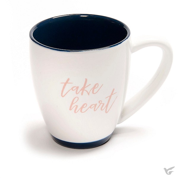 Productafbeelding: voorkant van take heart coffee mug