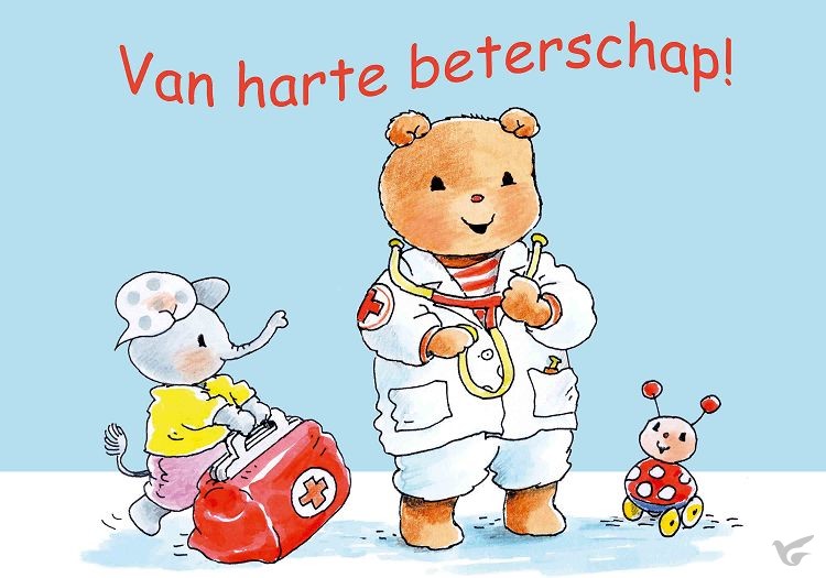 Productafbeelding: voorkant van Ansichtkaart 15x10,5 bobbi harte betersc
