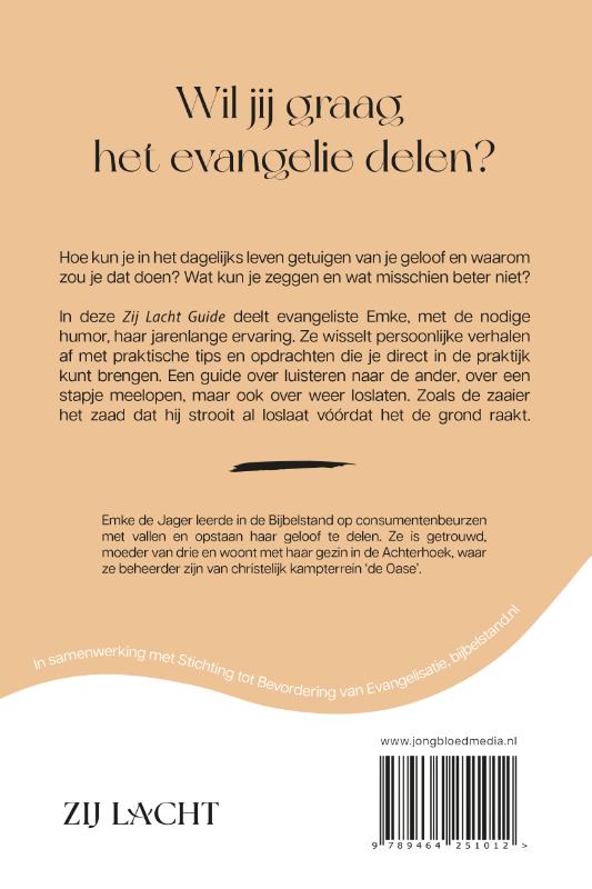 Productafbeelding: achterkant van Zij lacht guide getuigen
