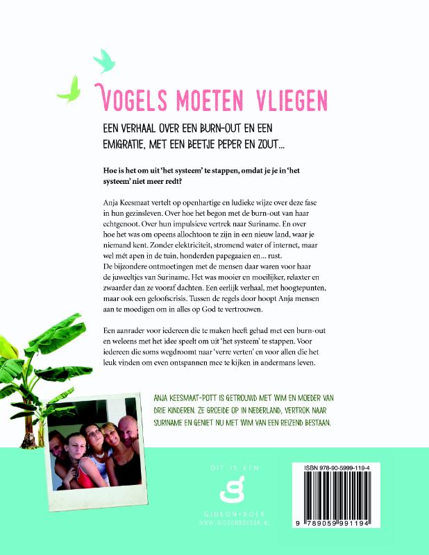 Productafbeelding: achterkant van Vogels moeten vliegen