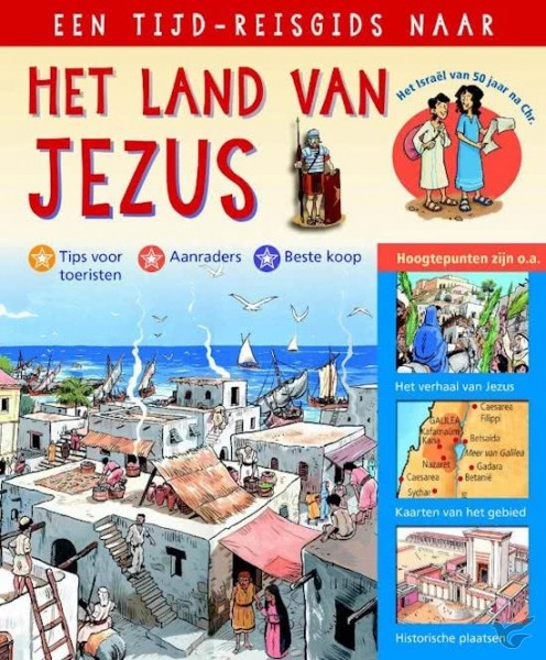 Productafbeelding: voorkant van Tijd-reisgids naar het land van Jezus