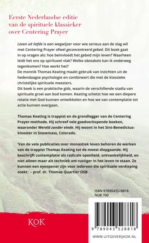 Productafbeelding: achterkant van Leven uit liefde