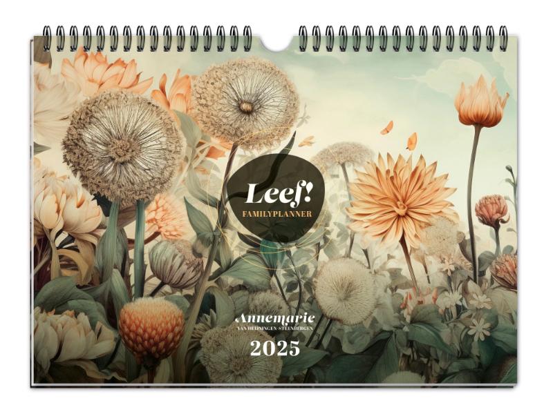 Productafbeelding: voorkant van Leef! Familyplanner 2025