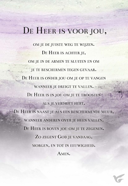 Productafbeelding: voorkant van Wenskaart zegenbede st patrick