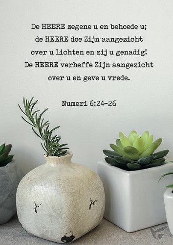 Productafbeelding: voorkant van Kaart de Heere zegene u