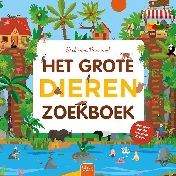 Productafbeelding: voorkant van Het grote dierenzoekboek