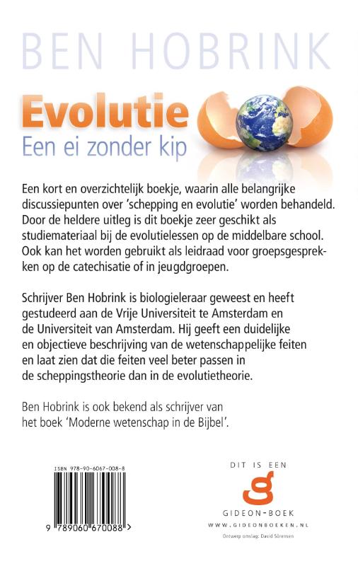 Productafbeelding: achterkant van Evolutie