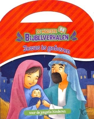 Productafbeelding: voorkant van Jezus is geboren incl handvat