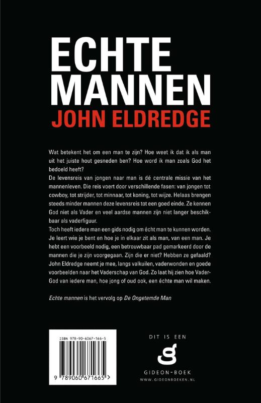 Productafbeelding: achterkant van Echte mannen