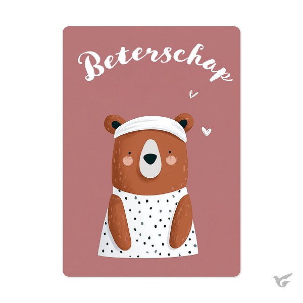 Productafbeelding: voorkant van Kaart Ziek beertje