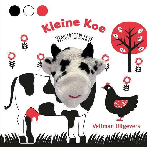 Productafbeelding: voorkant van Vingerpopboekje kleine koe