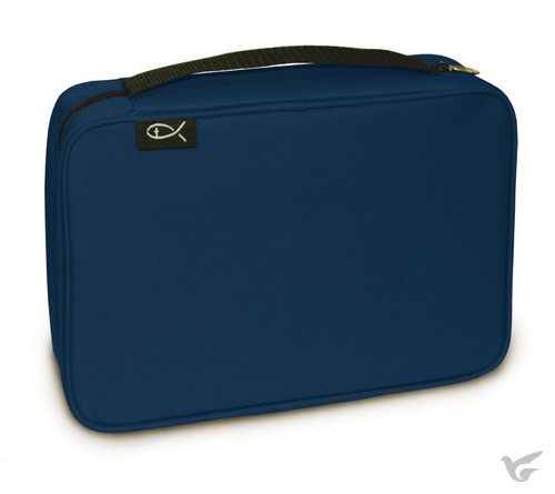 Productafbeelding: voorkant van Basic Biblecover Large Navy