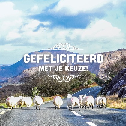 Productafbeelding: voorkant van Kaart gefeliciteerd met je keuze