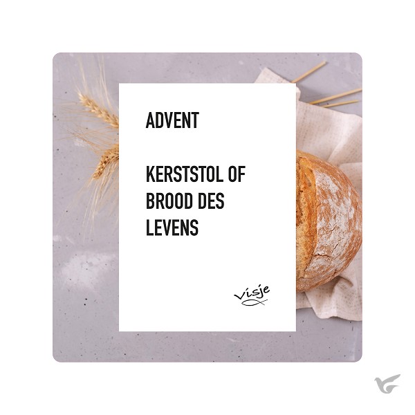 Productafbeelding: voorkant van Visje bordje Advent