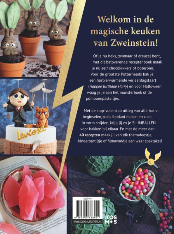 Productafbeelding: achterkant van Harry Potter bakboek