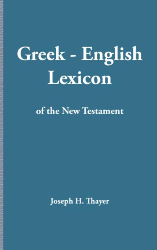 Productafbeelding: voorkant van Greek-English Lexicon of the New Testament