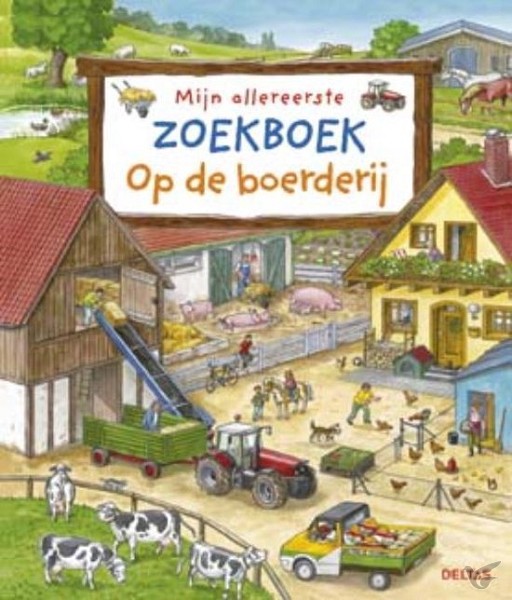 Productafbeelding: voorkant van Op de boerderij zoekboek