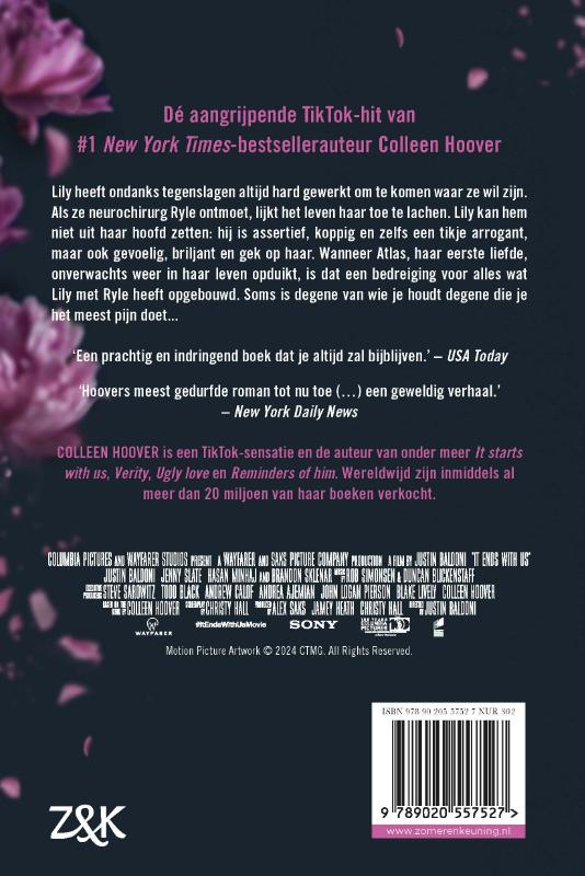 Productafbeelding: achterkant van It ends with us